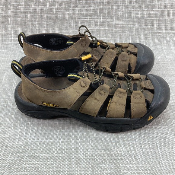 Keen Newport H2 Sandals Mens 11 Brown Leather Waterproof Hiking Shoes main image 7